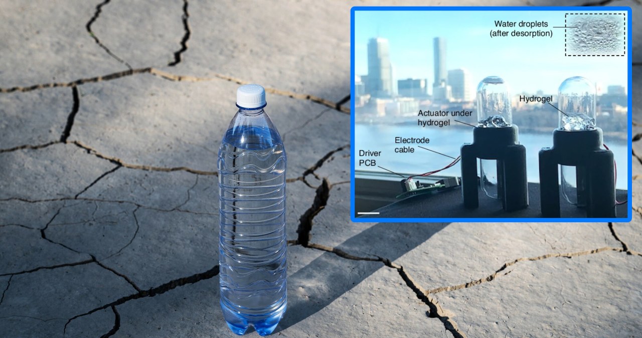 Cudowny wynalazek. Wytrząsa wodę z powietrza poprzez ultradźwięki