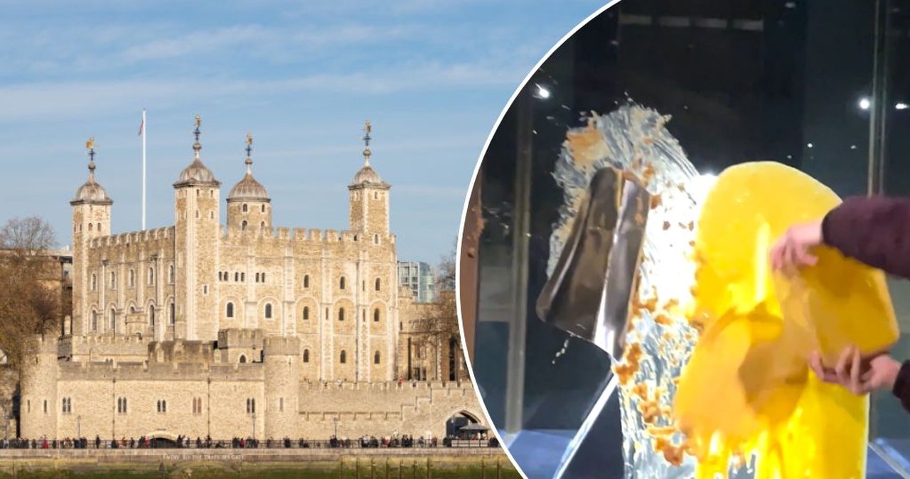 Oblali gablotę z królewską koroną. Aresztowano cztery osoby