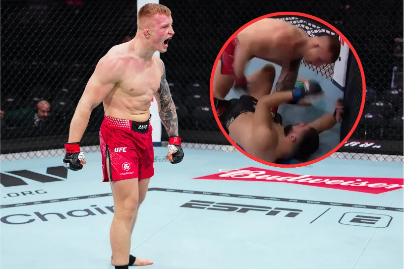 Świat oszalał na punkcie Polaka. Wielki debiut w UFC, kilka minut i nokaut