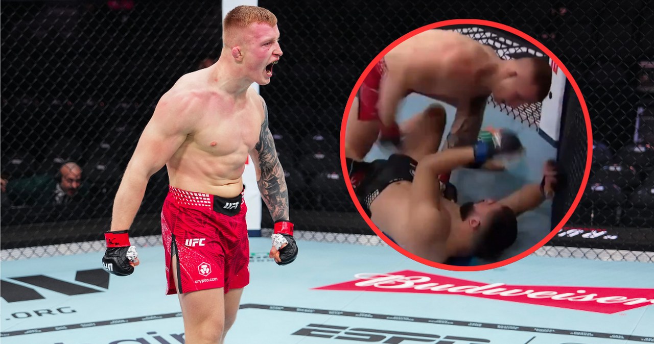 Świat oszalał na punkcie Polaka. Wielki debiut w UFC, kilka minut i nokaut