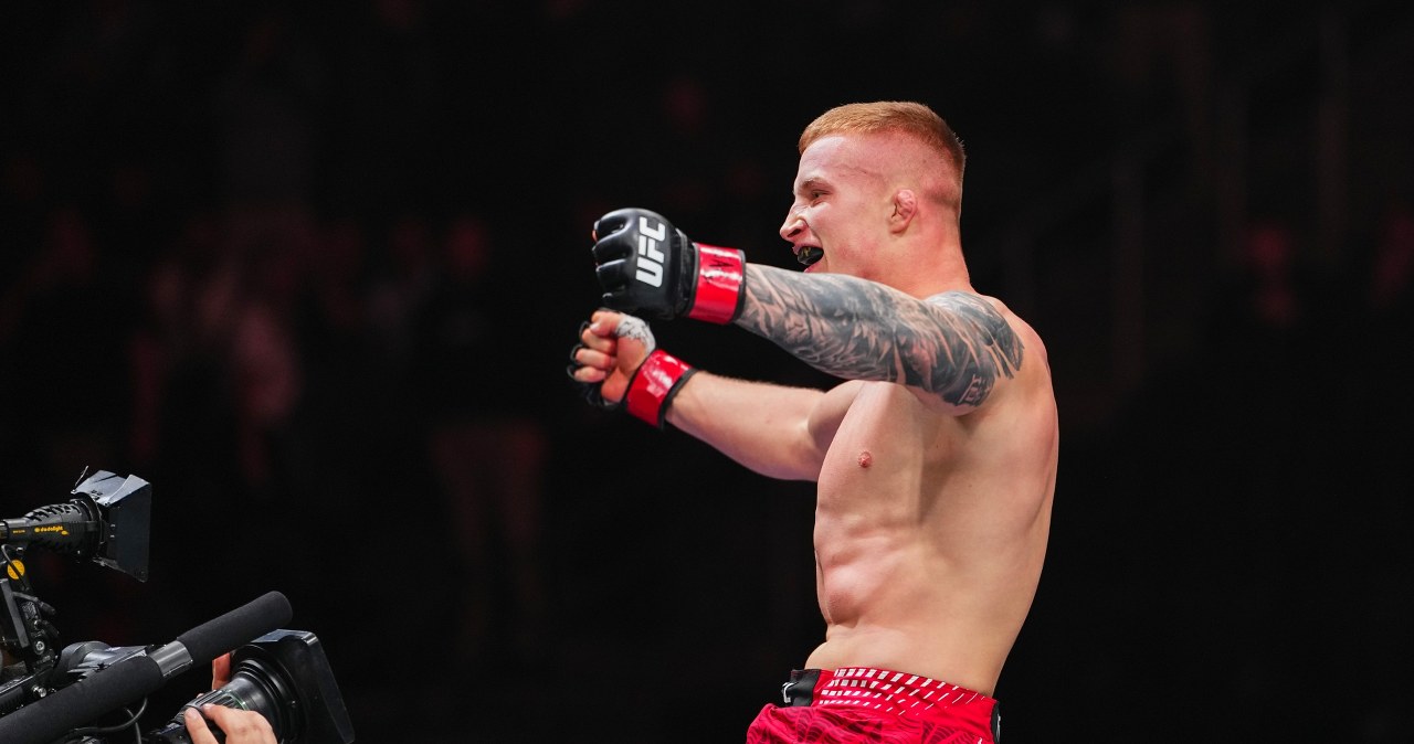 Spektakularny nokaut Polaka w UFC. I od razu nagroda, komunikat zza oceanu