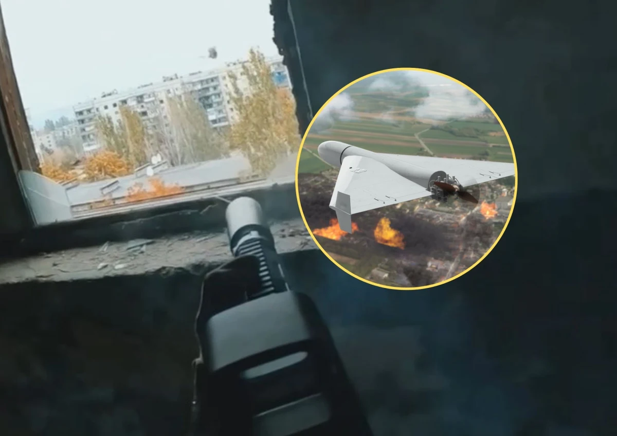 Jeden strzał i rosyjski dron-samobójca eksplodował w powietrzu. Nagranie z Konstantynówki pokazuje, jak znajdujący się w zasadzce ukraiński żołnierz rozprawił się z wrogiem za pomocą karabinu szturmowego UAR-15. 