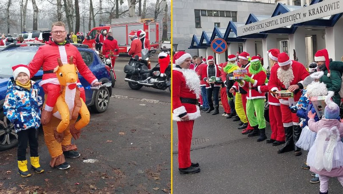 Misja wykonana. Elf, Śnieżynki i setki Mikołajów na reniferach mechanicznych dotarło do Uniwersyteckiego Szpitala Dziecięcego w Krakowie. Był to największy jak dotąd konwój z prezentami, jaki krakowianie mogli obserwować. W eskorcie paczek dla małych pacjentów pomagali ratownicy, strażacy i policja, ale też renifer z RMF MAXX.