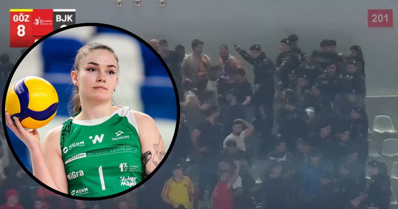 Mecz polskiej siatkarki przerwany. Służby na trybunach, wyproszono kibiców