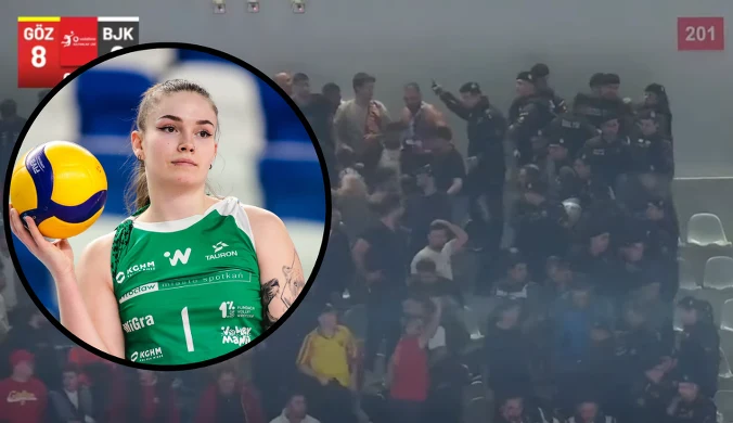 Mecz polskiej siatkarki przerwany. Służby na trybunach, wyproszono kibiców