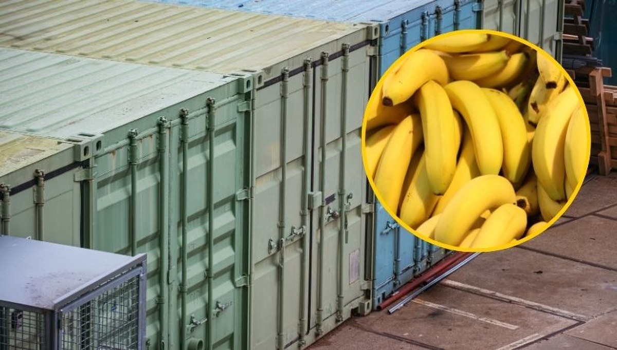 Tysiące bananów pojawiło się na plaży. Kontenery z owocami wypadły za burtę