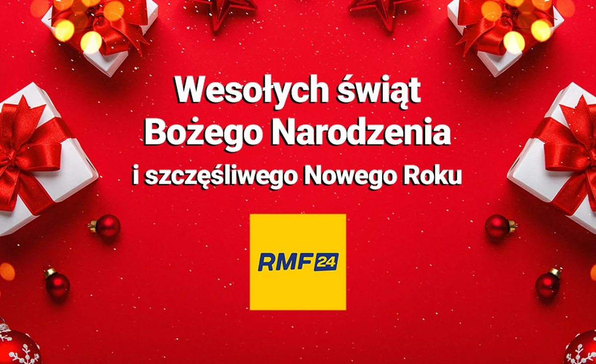 Z okazji świąt Bożego Narodzenia redakcja RMF24.pl przesyła swoim czytelnikom najserdeczniejsze życzenia! Zdrowia, spokoju, rodzinnej atmosfery oraz magii przy świątecznym stole – właśnie tego pragniemy Wam życzyć w te wyjątkowe dni grudnia. 