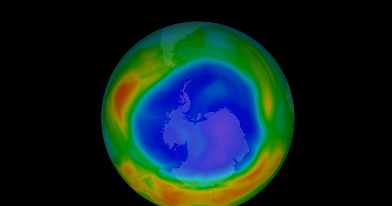 Dziura ozonowa w 2025 roku ma piąty najmniejszy zasięg od 1992 r.