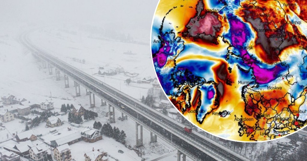 Pojawia się szansa na białe święta. Wiele zależy od wiru nad biegunem