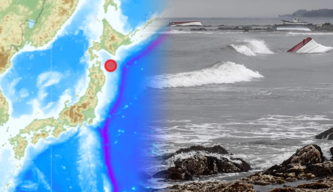 Trzęsienie ziemi w północnej Japonii. Władze alarmują, możliwe tsunami