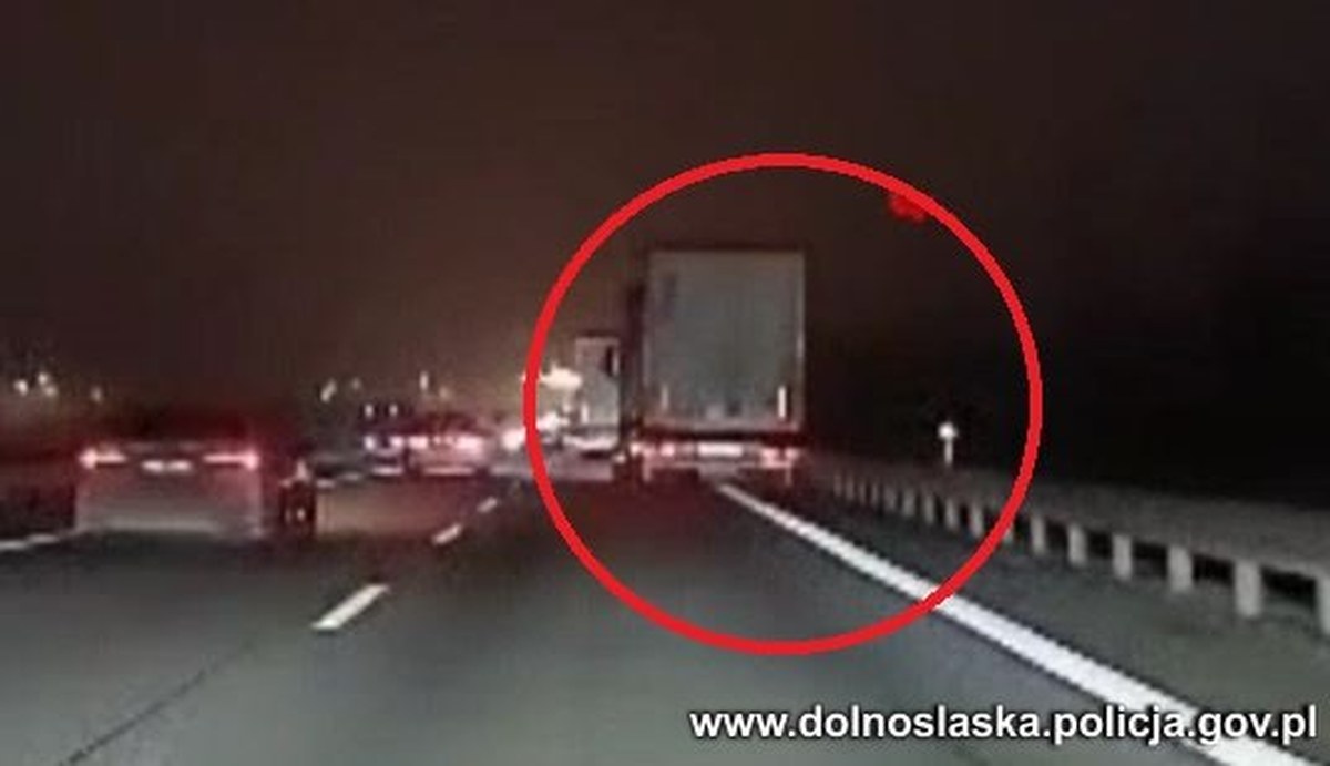 Dramatyczne sceny na autostradzie A4. Pijany rajd rumuńskiego kierowcy tira