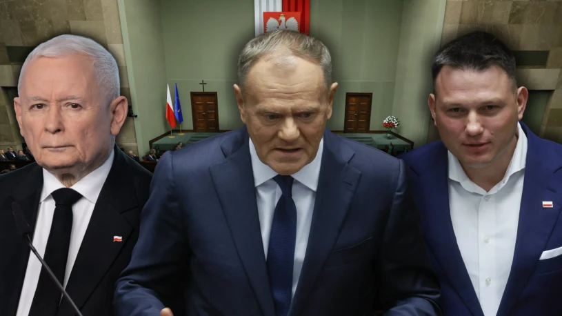 Najnowszy sondaż. Trzy partie poza Sejmem