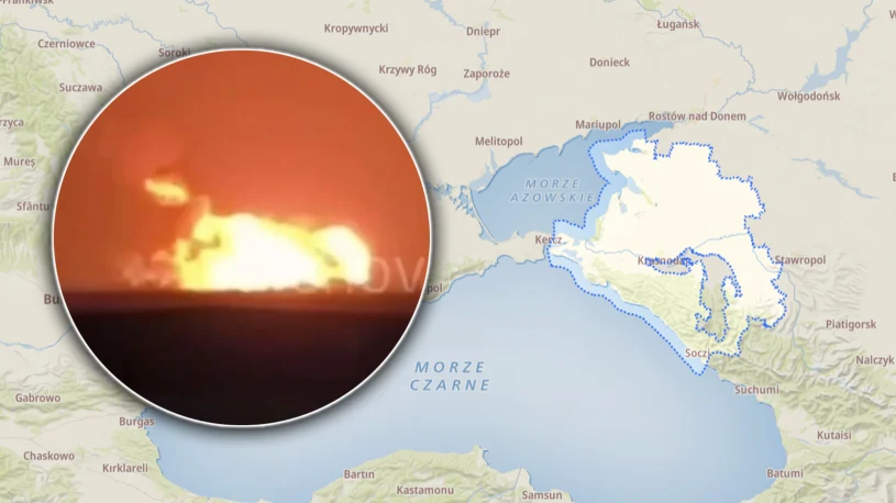 Rosjanie walczyli z ogniem trzy dni. Ukraina potwierdza spektakularny atak