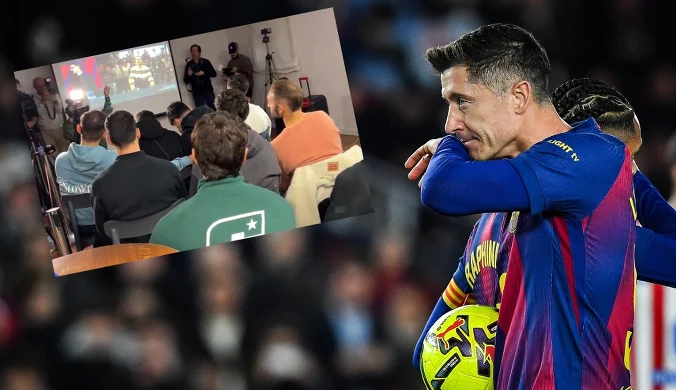 Padło hasło "Barcelona" i się zaczęło. Ależ reakcja rywali Lewego i spółki