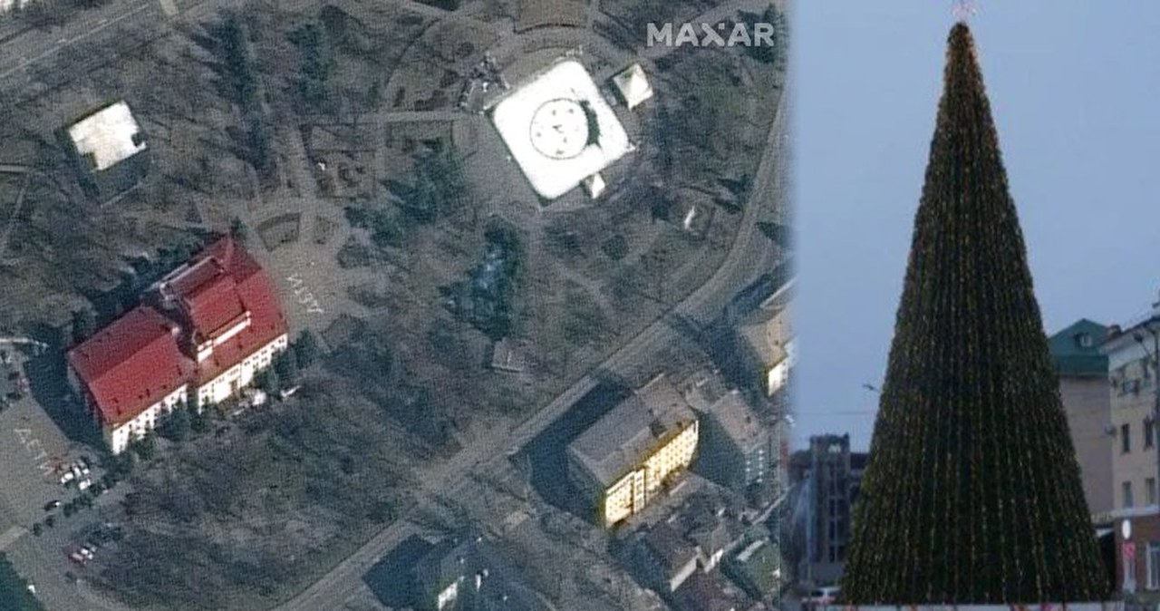 Rosjanie postawili świąteczną choinkę. Tuż obok zabili setki Ukraińców