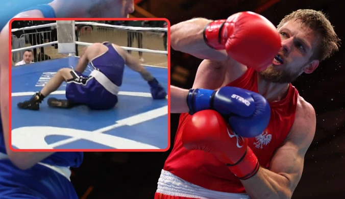 Ależ nokaut w wadze ciężkiej. Polak demoluje w 45 sekund, strzał i "deski"
