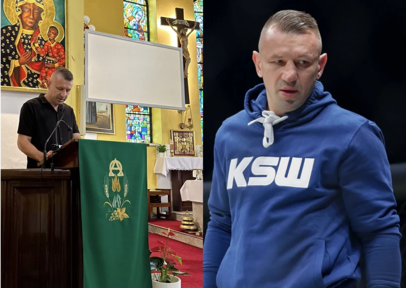 Adamek przyleciał do Polski i wszedł do kościoła. "Gdzie młodzież"?