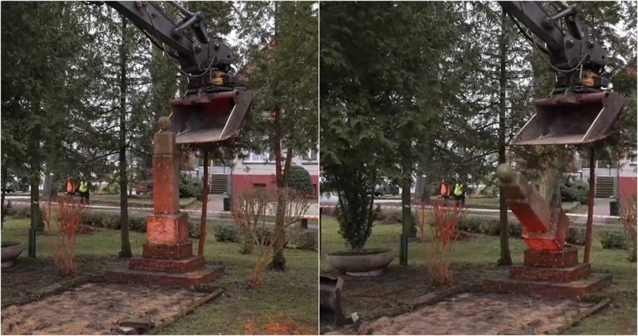 Maszewo. Sowiecki pomnik zburzony. IPN zapowiedział nowy obelisk