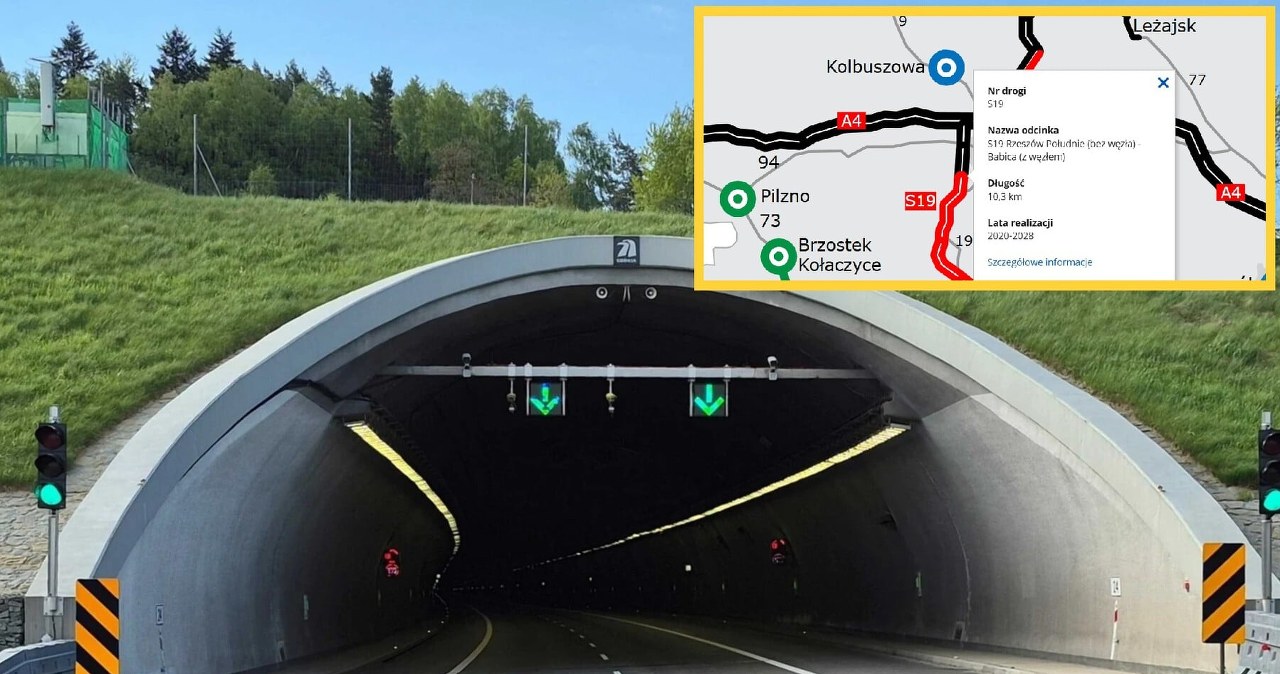 Na Podkarpaciu otwarto tunel w ciągu drogi S19. Połączy Litwę z Grecją