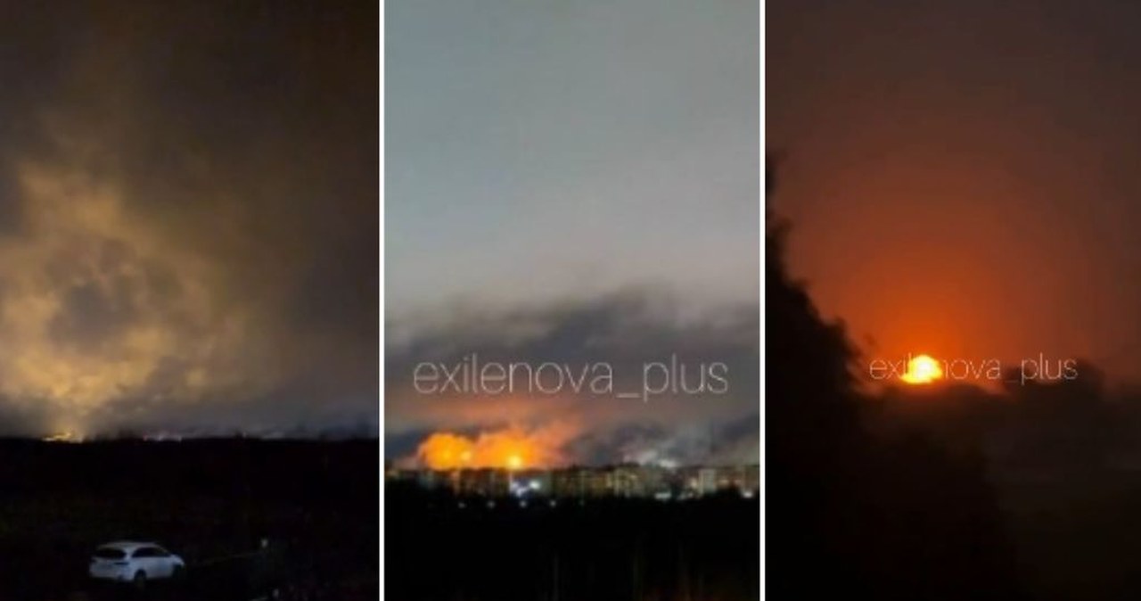 Wojna na Ukrainie. Rosja pod zmasowanym atakiem. Setki dronów i pożary