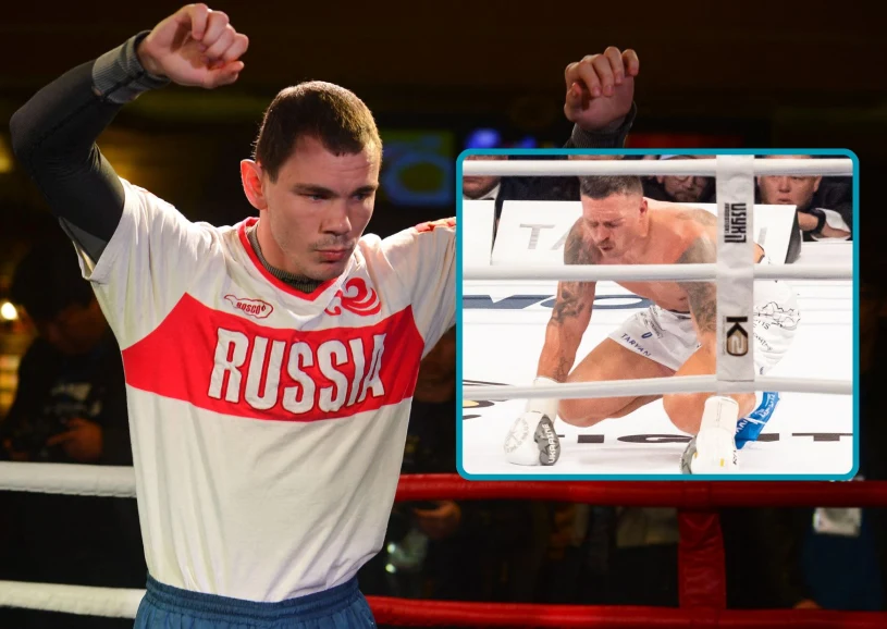 Rosjanin pobił Usyka i mocno uderza. "To haniebne". 41-latek w natarciu