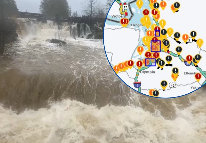 Mogą ewakuować ponad 100 tys. osób. Gubernator: "To ekstremalnie poważne"