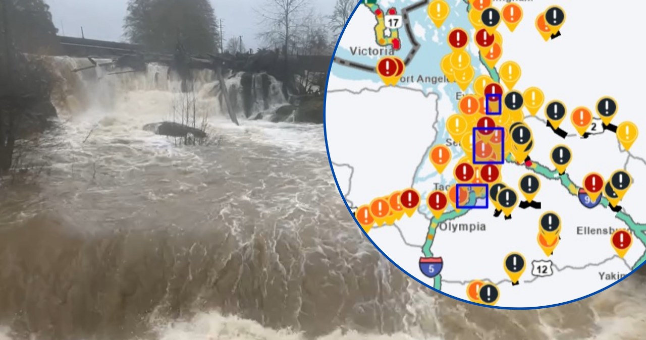 Mogą ewakuować ponad 100 tys. osób. Gubernator: "To ekstremalnie poważne"