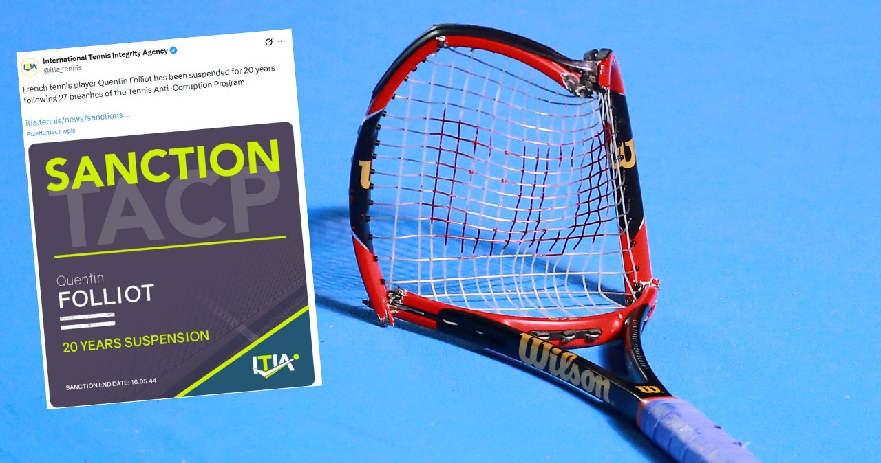 Skandal. Bezlitosna decyzja ITIA. 20 lat zawieszenia. Wróci do gry w 2044 r