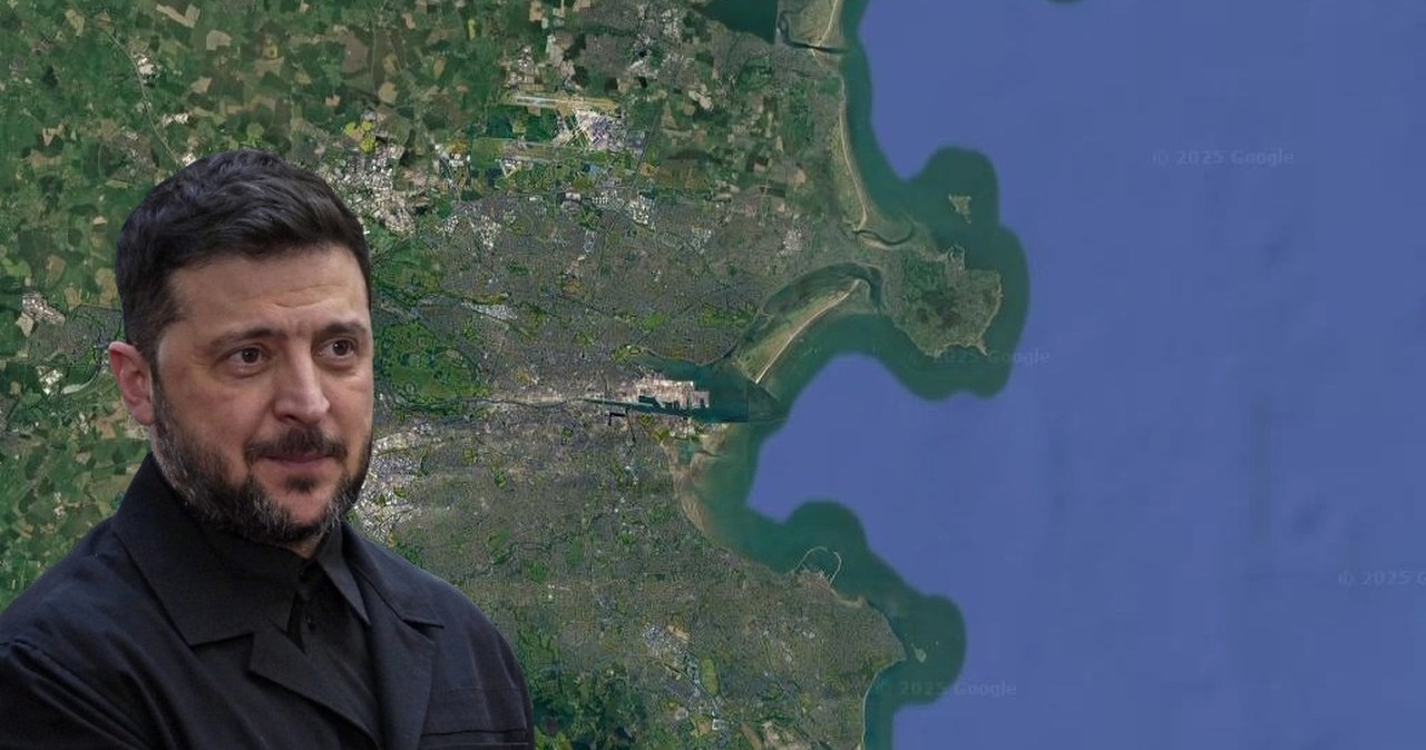 Niebezpieczny incydent z samolotem Zełenskiego. W pobliżu był statek floty cieni