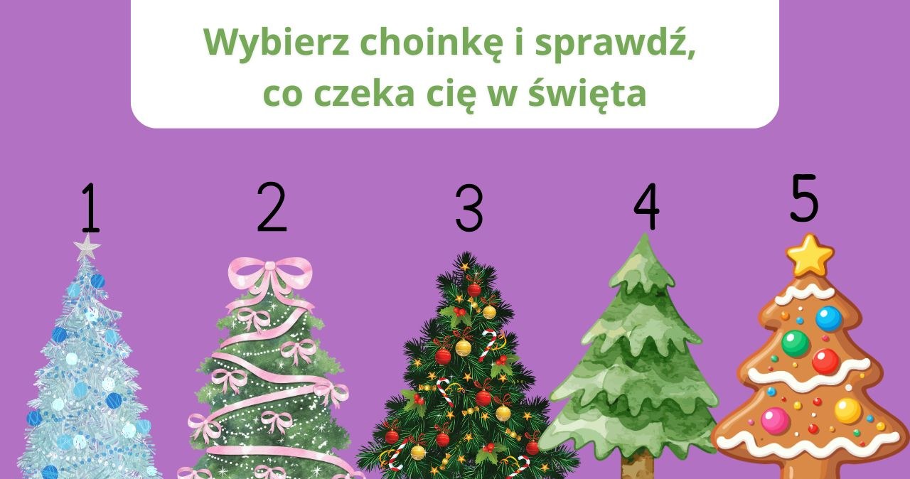 Psychotest: Jakie czekają cię święta? Wybór choinki zdradzi wszystko