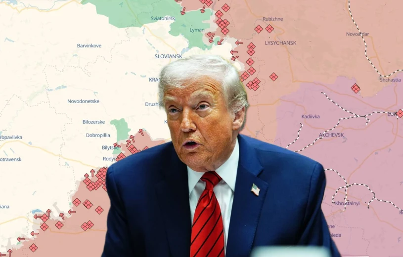 Media o nowym planie Trumpa dla Ukrainy. Przywódca USA o "pasie twierdz"
