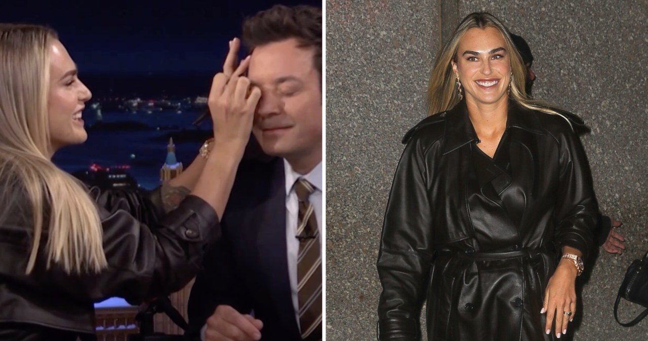 Aryna Sabalenka naprawdę zrobiła to na wizji. Obrazki poszły w świat