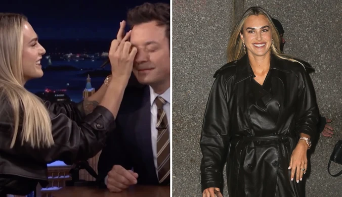 Aryna Sabalenka naprawdę zrobiła to na wizji. Obrazki poszły w świat