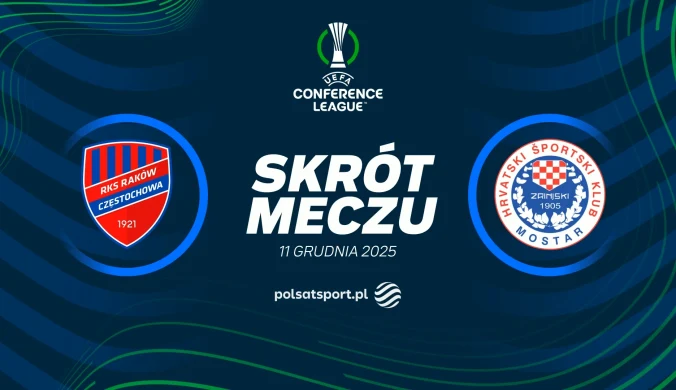 Raków Częstochowa - Zrinjski Mostar. Skrót meczu. [WIDEO]