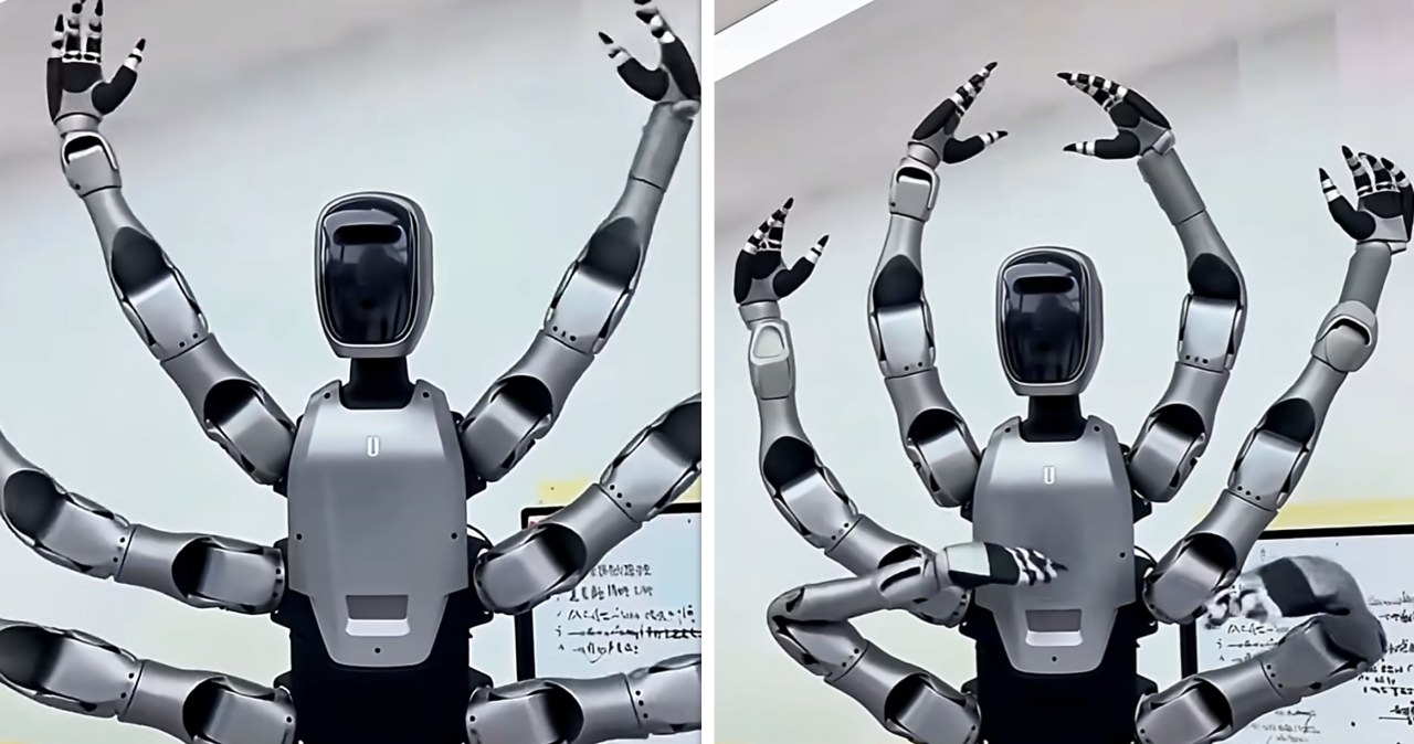 W Chinach zaprezentowano pierwszego na świecie sześcioramiennego humanoida