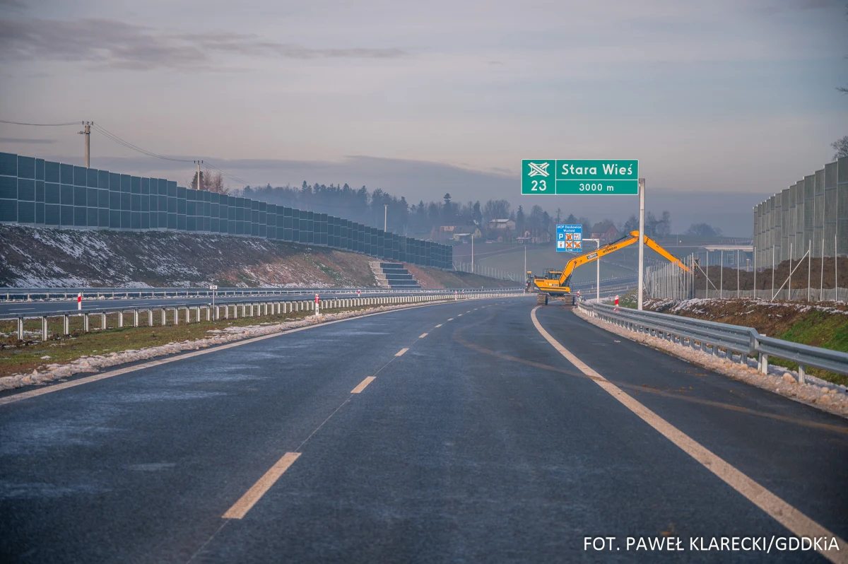 Już wkrótce kierowcy będą mogli skorzystać z kolejnych fragmentów budowanej drogi ekspresowej S1. Nowy odcinek połączy Bielsko-Białą (woj. śląskie) z Oświęcimiem (woj. małopolskie).