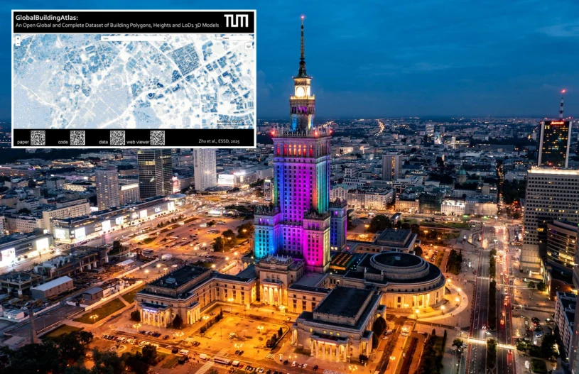 To najdokładniejsza mapa 3D. Pokazuje wszystkie budynki świata