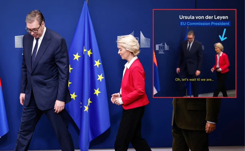 "Mam wiadomość z Moskwy...". Szefowa KE natychmiast mu przerwała