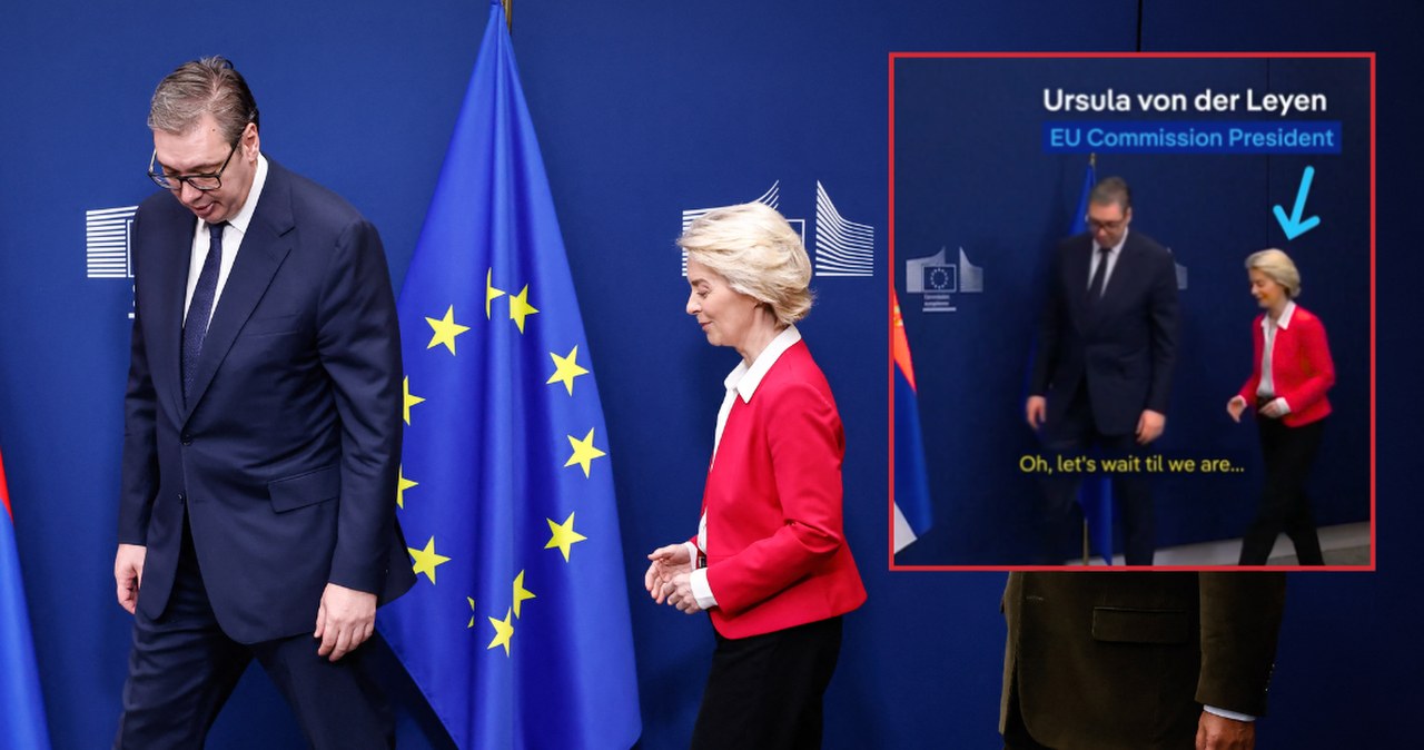 "Mam wiadomość z Moskwy...". Szefowa KE natychmiast mu przerwała