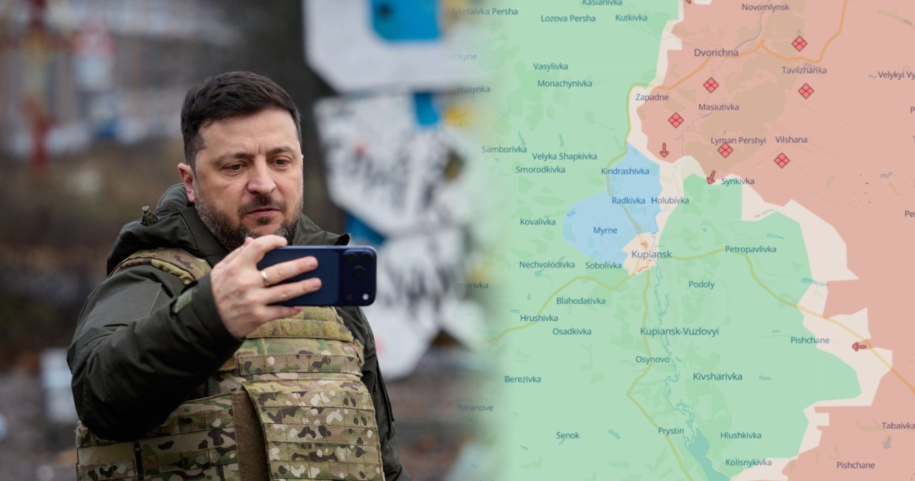 Zełenski zjawił się w "zdobytym" przez Rosjan mieście. Wymowne nagranie