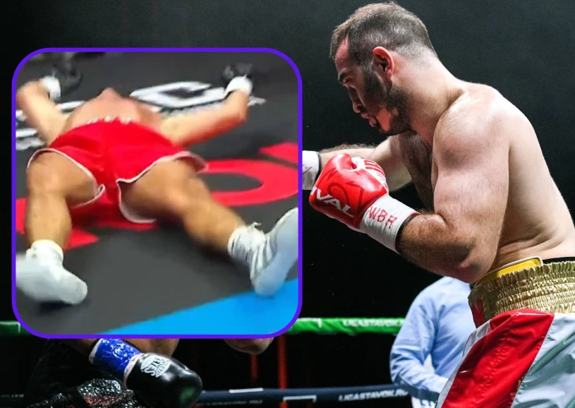 Nokaut! Pas w wadze ciężkiej zmienia właściciela. Usyk tylko patrzył