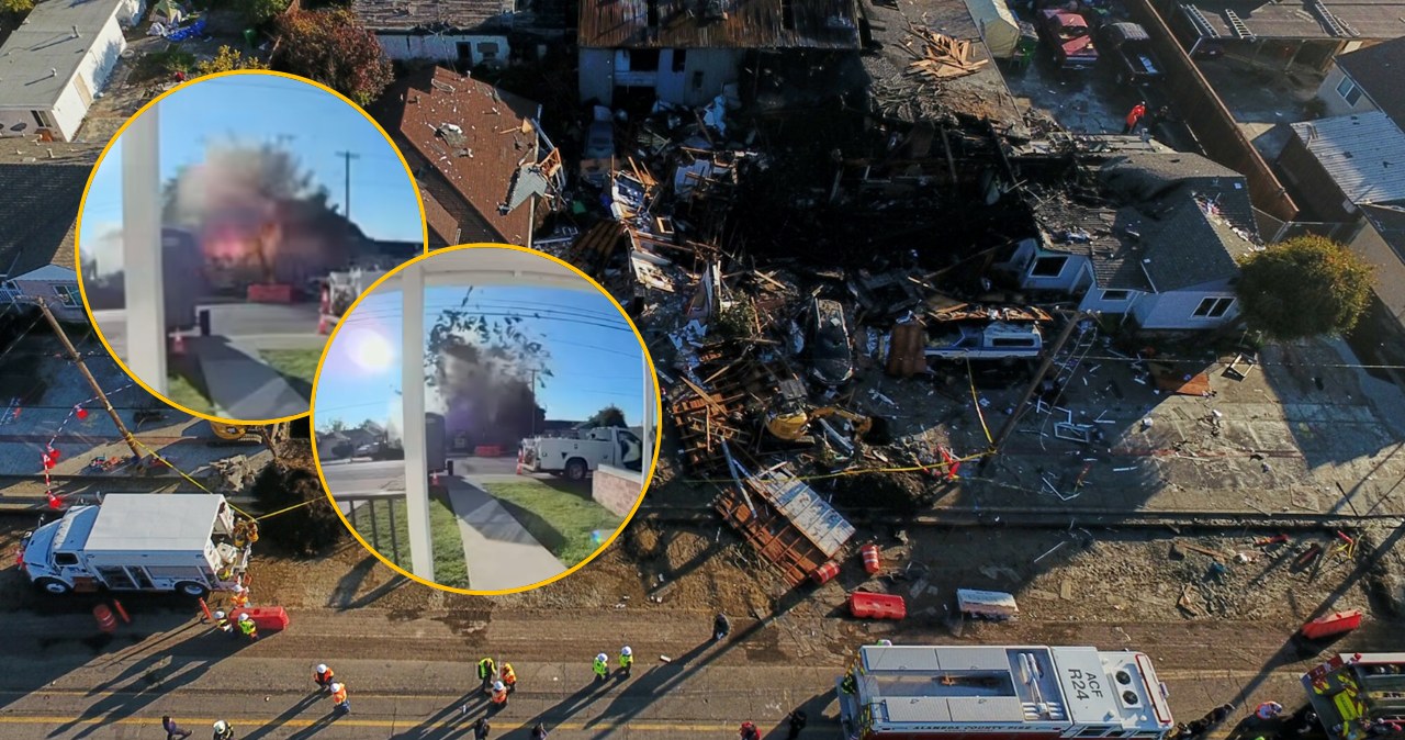 Wystarczyła sekunda i nie ma całego domu. Potężny wybuch gazu [NAGRANIE]