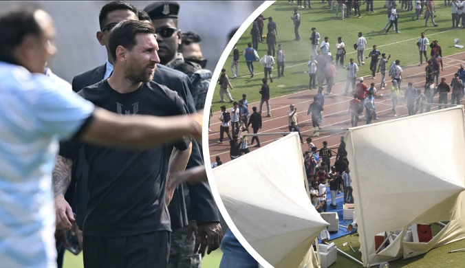 Latające krzesła i zdemolowany stadion. Zobaczyli Messiego i się zaczęło