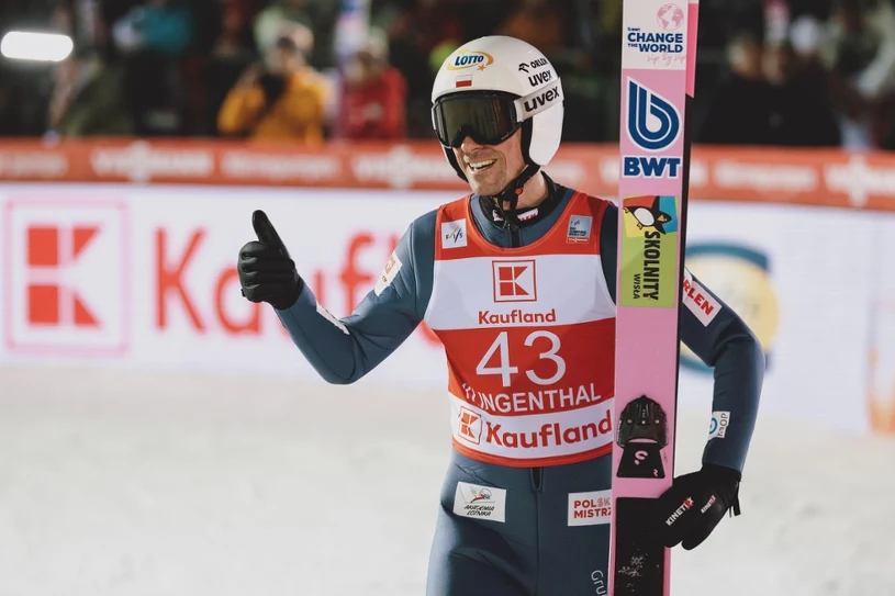 Piotr Żyła wyrównał rekord Adama Małysza. Co za reakcja skoczka