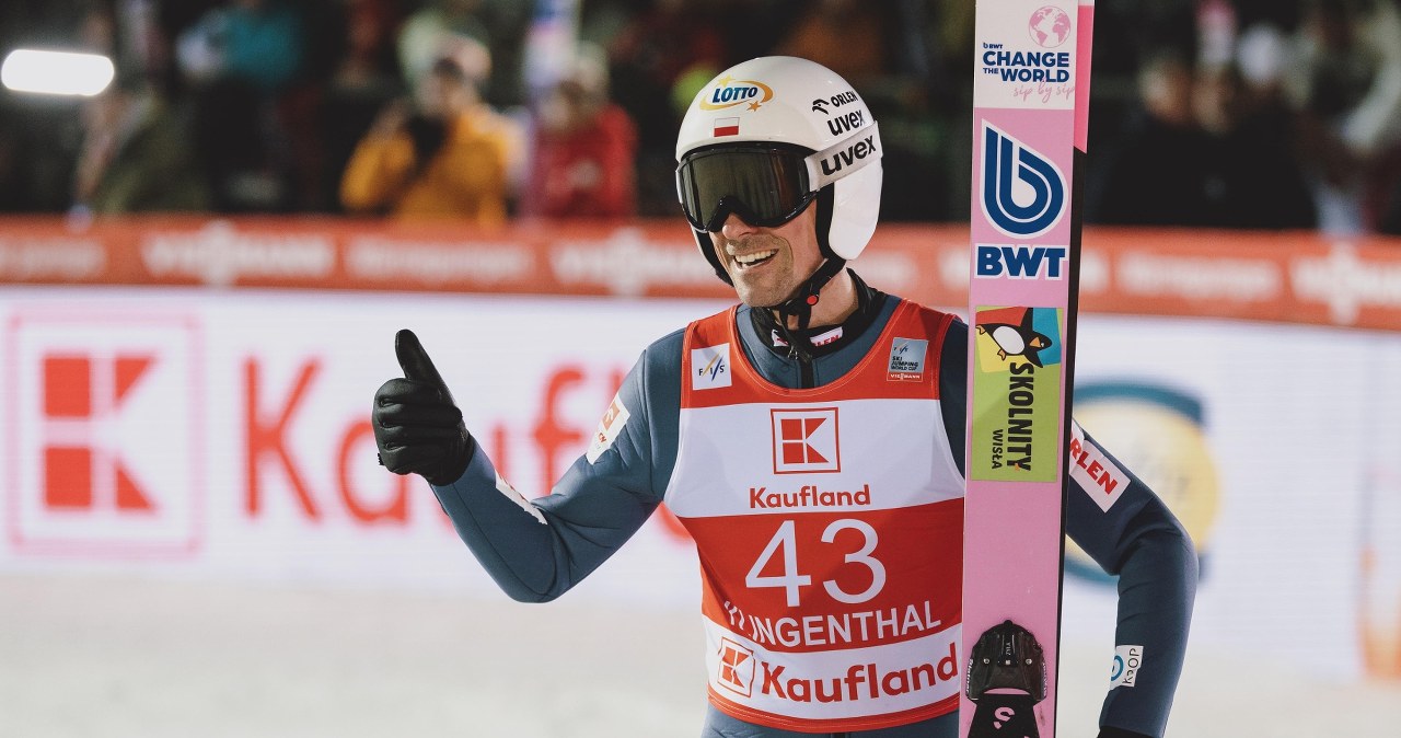 Piotr Żyła wyrównał rekord Adama Małysza. Co za reakcja skoczka