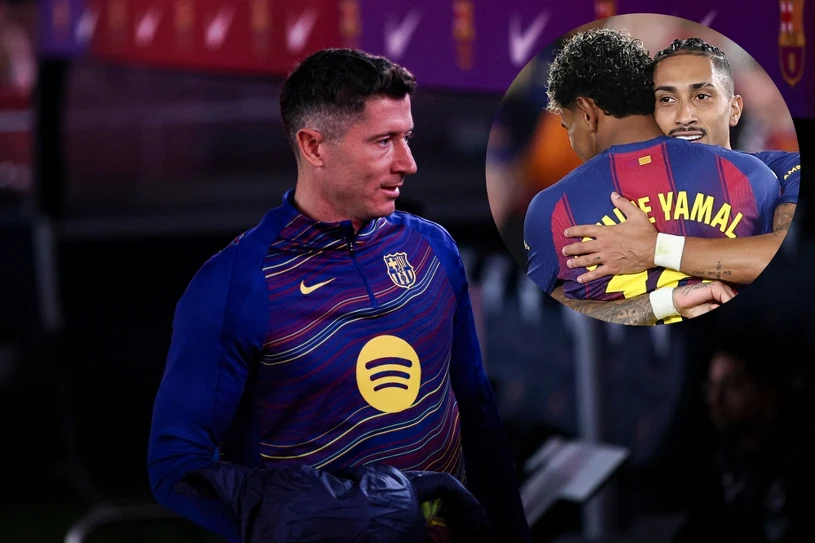 "Lewy" na ławce, a tu wrze o wyczynie "Barcy". Polak się tylko przyglądał