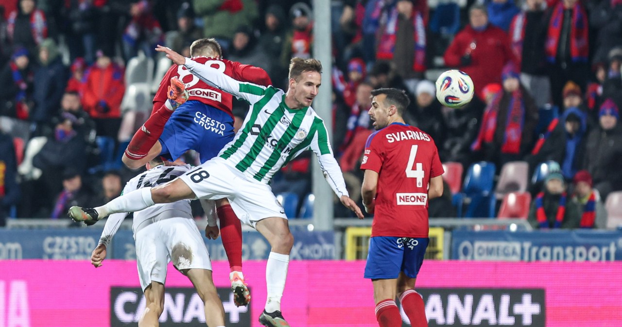 Czerwona kartka i wielka niespodzianka w Częstochowie. Raków zatrzymany