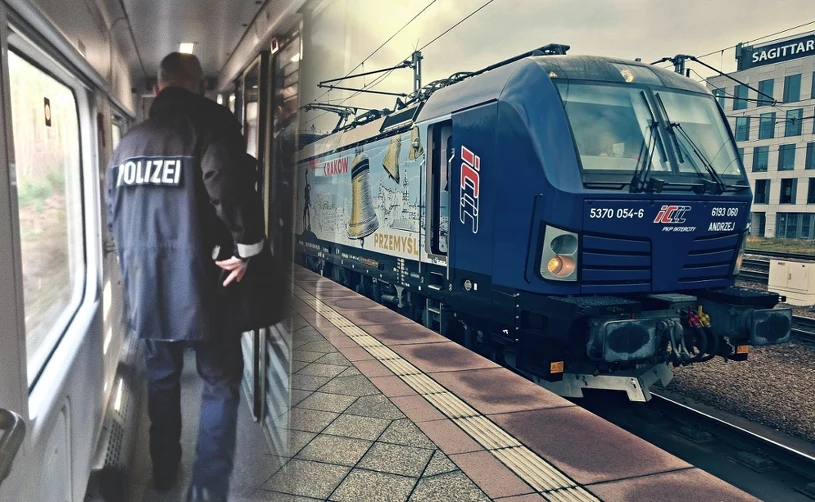 Jechałem pierwszym takim pociągiem PKP. Polizei przemówiła po polsku