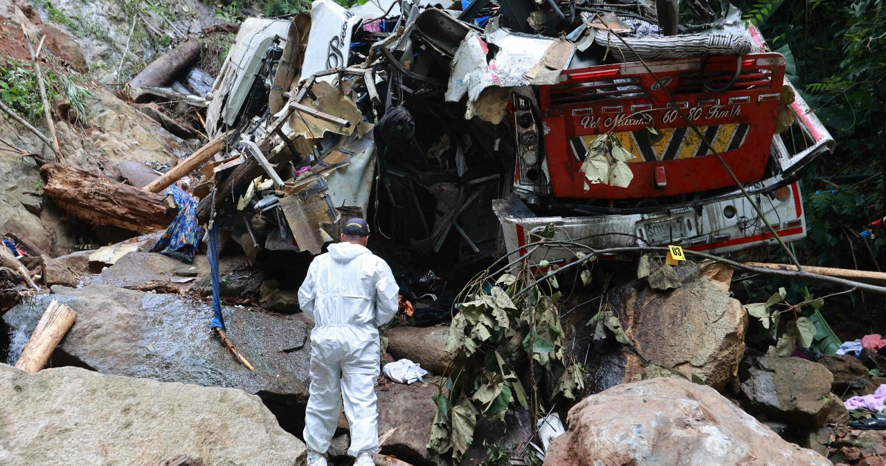 Tragiczny wypadek w Kolumbii. Autokarem podróżowali licealiści