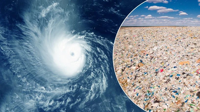 Tajfuny "odkurzają" zbierają mikroplastik z oceanów i zrzucają go na ląd